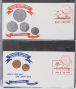 COMMONWEALTH OF AUSTRALIA: First Day & Commemorative Covers: Mostly 1980s-90s commemorative covers in five albums, thematically biased presentation with subjects including flight & flight anniversary, police, penguins, papal, railways & trains, scouting - 3