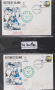 COMMONWEALTH OF AUSTRALIA: First Day & Commemorative Covers: Mostly 1980s-90s commemorative covers in five albums, thematically biased presentation with subjects including flight & flight anniversary, police, penguins, papal, railways & trains, scouting - 4
