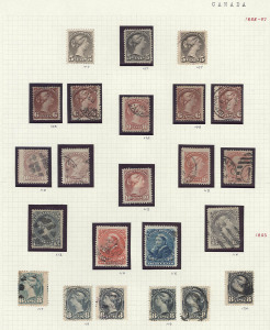 CANADA: 1850s-1970s collection with better items including used 1852-57 imperf 3d Beaver, 1864 2c (2), good range of Large & Small Queens, 1893 20c & 50c, 1897 Jubilee mint to 50c plus $2 used, Maples complete mint and/or used, 1908 Quebec set incl. mint
