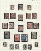 CANADA: 1850s-1970s collection with better items including used 1852-57 imperf 3d Beaver, 1864 2c (2), good range of Large & Small Queens, 1893 20c & 50c, 1897 Jubilee mint to 50c plus $2 used, Maples complete mint and/or used, 1908 Quebec set incl. mint