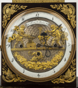 Viennese Grande Sonnerie mantel clock with animated cherub blacksmith scene on the dial which is activated on the quarter hour, circa 1800, 63cm high - 2