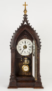 ANGELUS CLOCK Co. Philadelphia, Pennsylvania, rare American Beehive clock designed for the Roman Catholic market with 8 day movement which strikes only three times a day at prayer times of 6am, 12 noon and 6pm. This company was only in business for a shor - 2