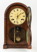 BURWELL & CARTER "Italian No.1" 8 day time and strike with perpetual calendar dial in rosewood case, U.S.A. circa 1865, 45cm high - 2