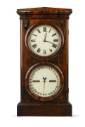 SETH THOMAS "Parlor No.3" perpetual calendar clock with 8 day time and strike in rosewood case, circa 1875, 67cm high