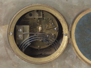 French mantel clock, green onyx case with gilt metal mounts, 19th century, 26.5cm high - 2