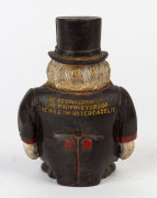 TRANSVAAL MONEY BOX, painted cast iron, ​15.5cm high - 2