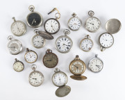 Seventeen assorted antique and vintage pocket watches