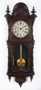 WELCH SPRING Co. "Regulator No.5", wall clock, 8 day timepiece, circa 1874, ​130cm high