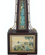 INGRAHAM "Treasure Island" banjo hanging clock with No.2 duo-rod strike with nice bim-bam tone, circa 1926, ​96cm high - 3