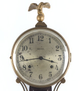 INGRAHAM "Treasure Island" banjo hanging clock with No.2 duo-rod strike with nice bim-bam tone, circa 1926, ​96cm high - 2