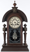 ANSONIA "King" 8 day time and strike parlour clock, circa 1880. Note: this model was often referred to as a "Flour" clock in Australia as it was often given as an incentive for people to purchase larger quantities of flour from certain millers, 60cm high