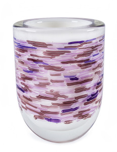 An Australian art glass vase, 20th century, 19.5cm high