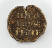 POPE NICHOLAS III lead Papal seal, 3.7cm diameter - 2