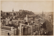 An album of 20 Scottish scene albumen prints, captioned and bound in red morocco, print size 19 x 29cm - 2