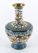 A Chinese cloisonne vase, 20th century, 16cm high