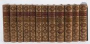 The Works of John Ruskin (1819 - 1900) in 12 volumes [New York, John Wiley & Sons, 1885] fine half-calf