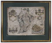 ENGLISH & IRISH COUNTY MAPS comprising "The Province of Connaugh with the citie of GALWAYE Described" by John Speed [1610]; "The East Riding of Yorkshire" By Robert Morden [c.1720]; "Oxford Shire" by Robert Morden [1695]; and "HERTFORD SHIRE" by Robert Mo