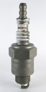 "CHAMPION" Spark Plugs point of sale advertising display, circa 1950s, 58cm high