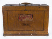 No.10 Paper Duplicator in timber case, early 20th century, 49cm across