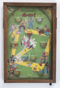 Three vintage table top pinball games, early to mid 20th century, the largest 59cm high