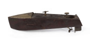 MENGEL PLAYTHINGS "Miss America" clockwork mechanical boat, circa 1925, 38cm long