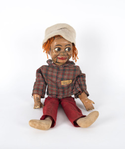 GERRY GEE ventriloquist doll, mid 20th century, 53cm high