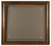 Two antique birdseye maple picture frames, 19th century, the larger 80 x 65cm - 2