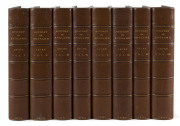 William Edward Hartpole LECKY [1838 - 1903] A History of England in the Eighteenth Century. 8 volume set. [Longmans, Green & Co., London, between 1879 and 1892] Attractive half-leather bindings with gilt titles to spines.