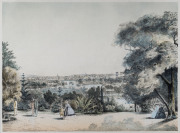 FRANCOIS COGNE [1829 - 1883], Botanical Gardens hand-coloured lithograph (from "The Melbourne Album" printed by Charles Troedel), 27 x 37cm.