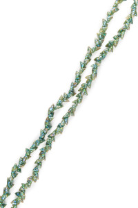 A Tasmanian Mariner shell bead necklace, 132cm long