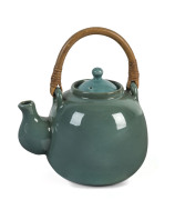 MARTIN BOYD Australian pottery teapot, mid 20th century, incised "Martin Boyd", 21cm high