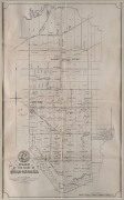 "PLAN OF THE SHIRE OF BOROONDARA County-Bourke. Electoral District - Boroondara A, South Bourke." lithgraphed map covering the area from Koonung Creek in the north to Gardiners Creek in the south. Shows individual land holdings and the revenue derived fro