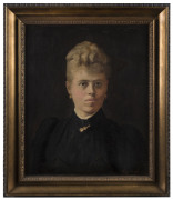 C. GRANT (Australian, 19th century), Portrait of Harriet Frost of Melbourne, oil on canvas, signed and dated lower right "C. Grant, '93", ​52 x 42cm - 2