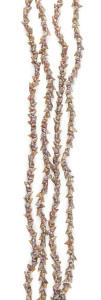 A Mariner shell bead necklace, Tasmanian origin, 20th century, internally looped to be worn as a double strand. ​160cm long