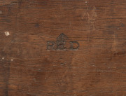 ROYAL ENGINEERS DEPARTMENT Rare Australian pembroke table, blackwood and cedar, circa 1840s, stamped in three places "R.E.D." and with convict broad arrow. This table was most likely made for the Departments headquarters at No.2 DAVEY STREET in Hobart whi - 2