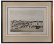 HENRY GRITTEN [c1818-1873], The Eastern Market from top of Whittington Tavern, coloured lithograph (from Charles Troedel's “The Melbourne Album” pub. Melbourne 1863/64), 28 x 41cm. - 2