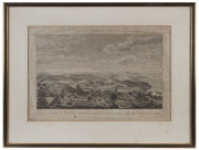 JACQUES LOUIS COPIA, (1764-1799), "Fete donnee au General Dentrecasteaux par Toubau, Roi des Iles des Amis", engraving, circa 1817, ​32 x 45cm - 2