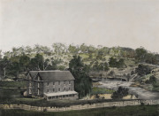 FRANCOIS COGNE [1829-1883], KENNY'S MILL [Late Dight's] Yarra Yarra Falls, 1863 coloured lithograph (from Charles Troedel's “The Melbourne Album” pub. Melbourne 1863/64), 27 x 38cm.