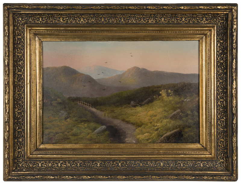 C. WALTERS (A track through the hills) oil on canvas, c1880s signed lower left,