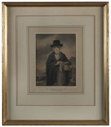 JOHN GLOVER (1767 - 1849), Portrait of a Welsh Girl, watercolour, 21 x 16cm. Inscribed verso in artist's hand "Taken on Market Day at Conway in 1796". PROVENANCE: Martyn Gregory Gallery, London. Exhibited at Gould Galleries, Melbourne, March 1982. - 2