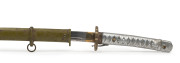 WW2 period Japanese Warrant Officer's sword and metal scabbard, Government Armoury issue, ​95cm long - 2