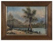 ARTIST UNKNOWN (Australian School), River scene, circa 1870s, watercolour, 30 x 43cm - 2