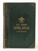 Alex. Keith JOHNSTON HANDY ROYAL ATLAS of MODERN GEOGRAPHY [Edinburgh & London; W. & A.K. Johnston, 1877] Folio, half-crushed green morocco over pebbled cloth; all edges gilt, frontispiece chart of the North Polar regions. 45 double-page engraved maps; ​