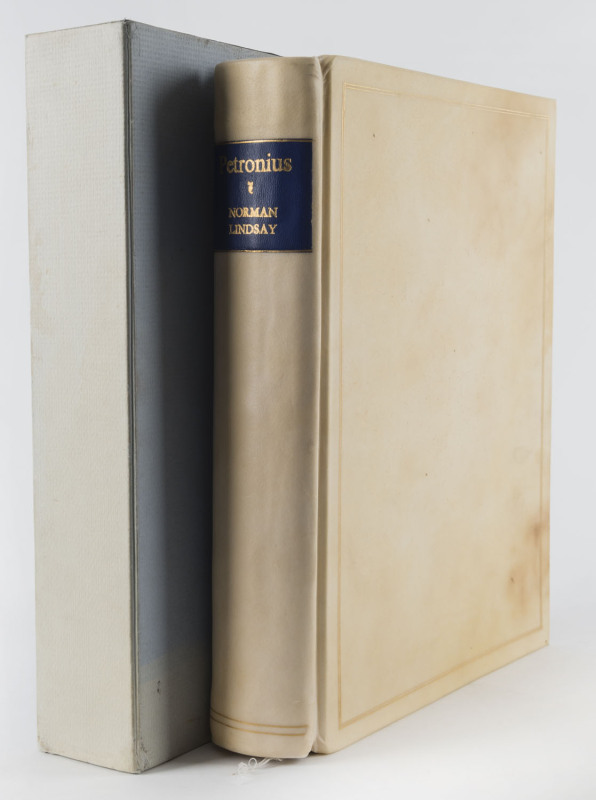 Norman LINDSAY (1879 - 1969) PETRONIUS - A Revised Latin Text of the Satyricon with the earliest English Translation (1694) now first reprinted with an introduction, together with one hundred illustrations by Norman Lindsay. [London : Privately Printed by