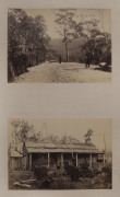 REV. HENRY PLUME (1851-1930), albumen photographic prints of the Reverend's travels in the Sydney district in the 1880s and 1890s, with views of his country home at Kurrajong, NSW. 124 photographs in a some what dilapidated album. - 2