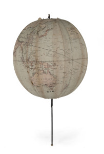 By The Queens Royal Letters Patent Betts's New Portable Terrestrial Globe. Compiled from The Latest and Best Authorities. London, George Philip & Son, 32 Fleet Street. Liverpool, Philip, Son & Nephew. circa 1860 (with defects and lacking the original b