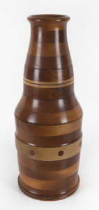 An Australian timber umbrella stand, circa 1950s, 59cm high