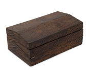 Anglo-Ceylonese writing box made from palmwood, interior fitted with slope and compartments, 19th century, 16cm high, 39cm wide, 23cm deep - 2