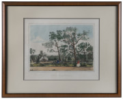 FRANCOIS COGNE [1829 - 1883], Fitzroy Gardens, hand-coloured lithograph (from "The Melbourne Album" printed by Charles Troedel), 27 x 37cm. - 2