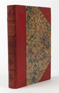 [FRENCH CHILDREN'S BOOK] Emile PECH Un oncle d'Australie [Paris : Jouvet & Cie, c1895] Quarto, contemporary half red cloth over marbled boards, spine with gilt lettering, all edges gilt, 286pp, illustrated with 73 gravures in the text. A French children